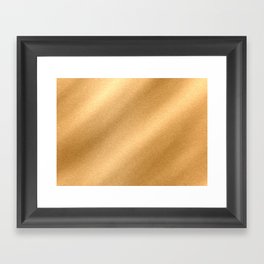 Golden Shapes Framed Art Print