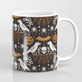 All Hallows' Eve - Black Orange Halloween Mug