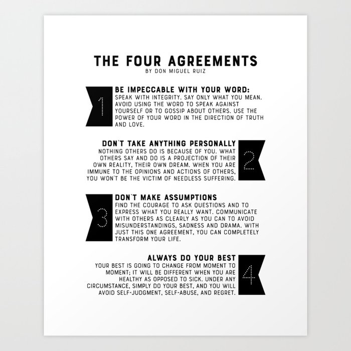 Four Agreements Printable Olympiapublishers Com