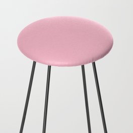 Baby Pink Counter Stool