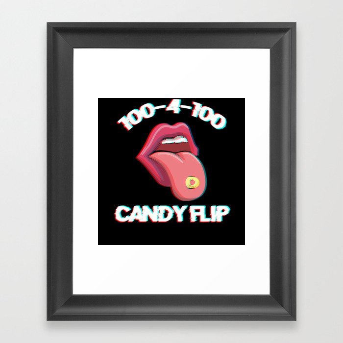Raiver Candy Flip Framed Art Print