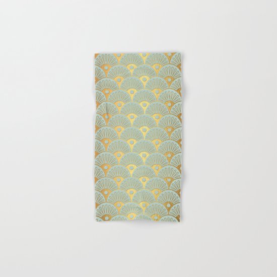 Fan Gold Hand & Bath Towel