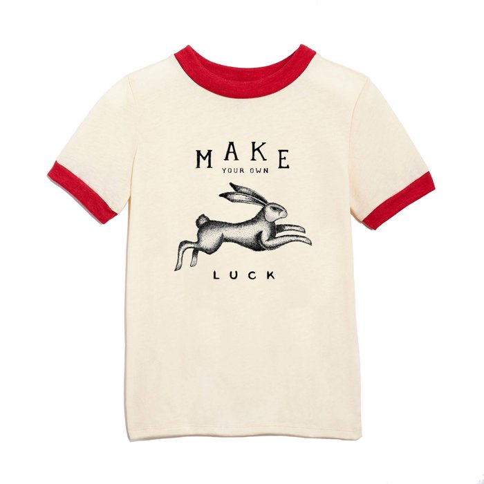 MAKE YOUR OWN LUCK Kids T Shirt