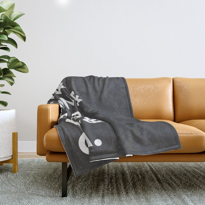 Dungeons and Dragons Abilities Throw Blanket