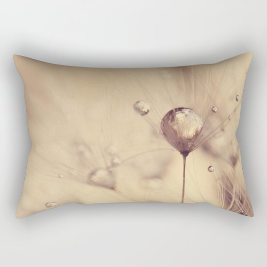 dandelion gold Rectangular Pillow