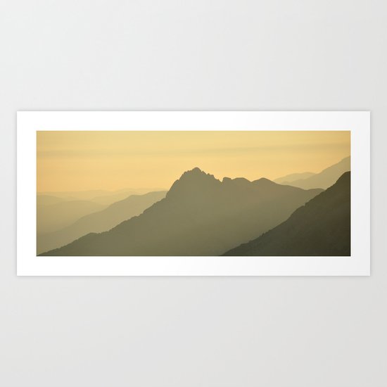 Warm Haze Art Print