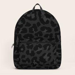small leopard print backpack