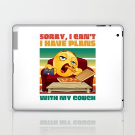 Sorry I Can't I Have Plans With My Couch/ Funny Sarcasm Laptop Skin