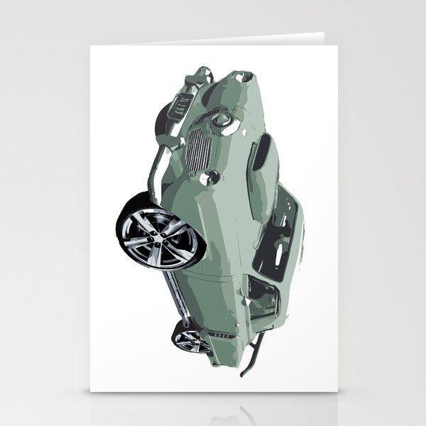 Studebaker in Green Stationery Cards