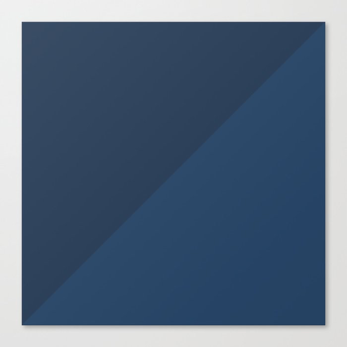Blue Triangle V1 Canvas Print