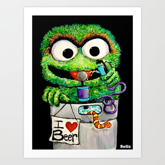 THE GROUCH Art Print