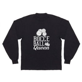 Bocce Ball Italian Bowling Bocci Player Long Sleeve T-shirt