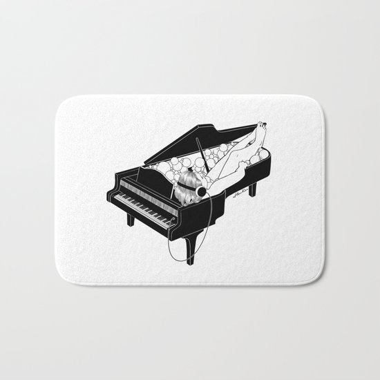Turn on the music, Turn off your mind Bath Mat
