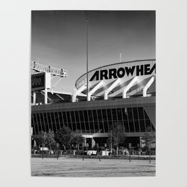 The Kingdom In Black and White - Arrowhead Stadium Poster