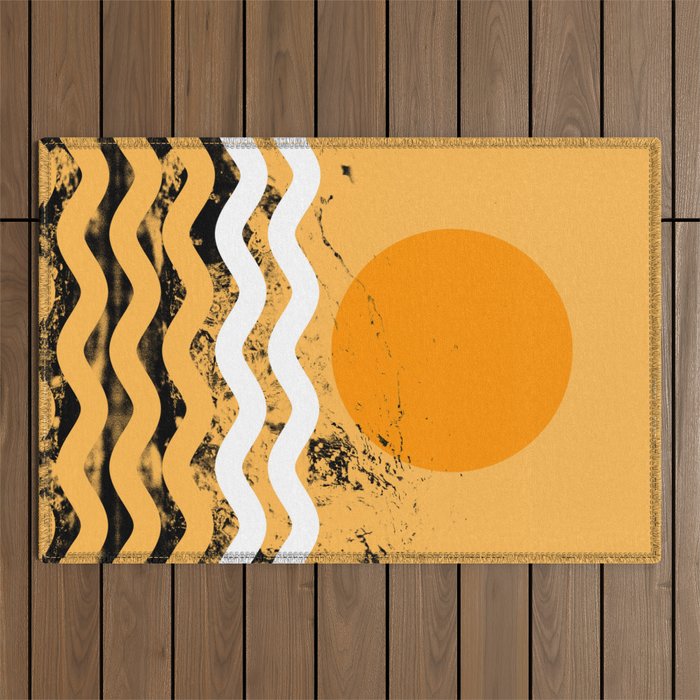 Abstract Landscape 26A Outdoor Rug