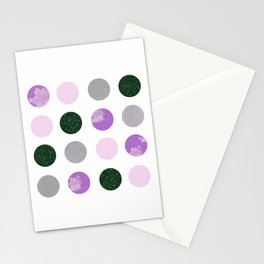 Modern dots, cloud polka, Very Peri Stationery Card