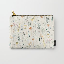 Vintage Inspired Wildflower Print Tasche | Vibrant, Feminine, Drawing, Botany, Colorful, Flowers, Bold, Trendy, Botanical, Unique 