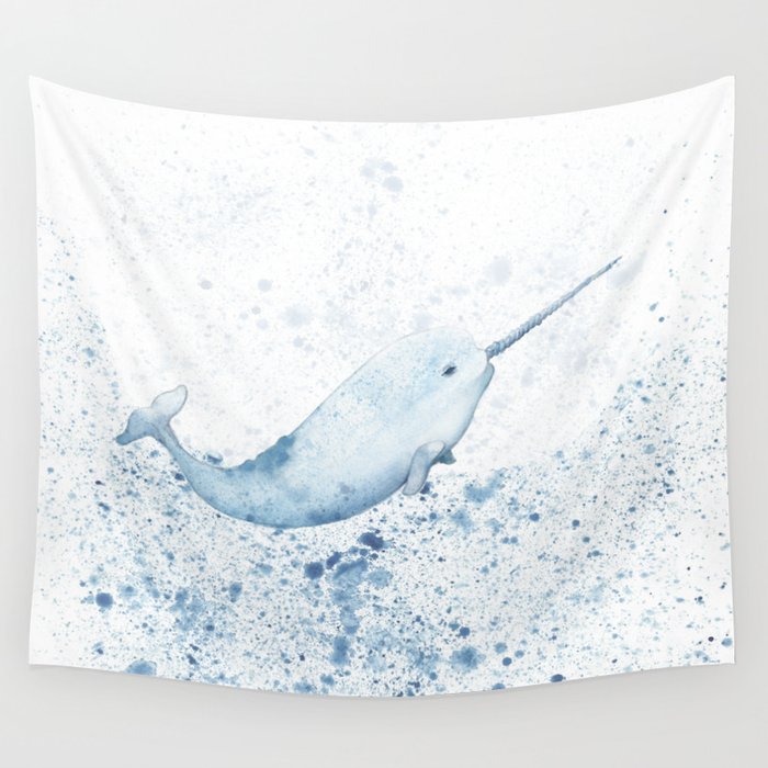 Magical Narwhal Wall Tapestry