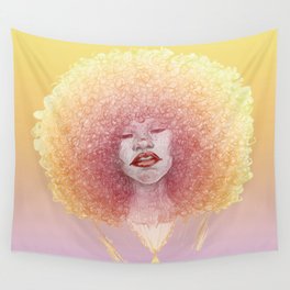Curls & Colors (Cherry) Wall Tapestry