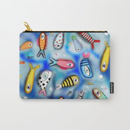 Fishes Ocean current Carry-All Pouch