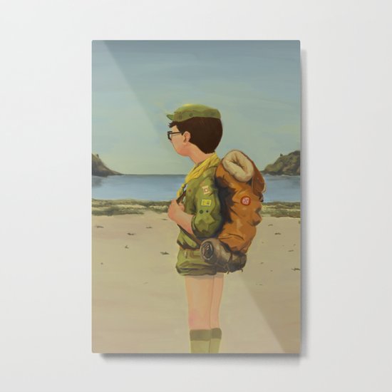 Scouting Metal Print