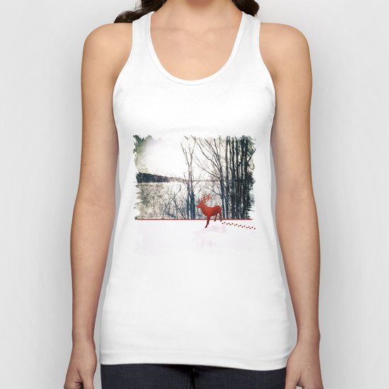 Winter Walk Unisex Tank Top