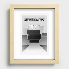 "The Twilight Zone" Time Enough at Last Recessed Framed Print