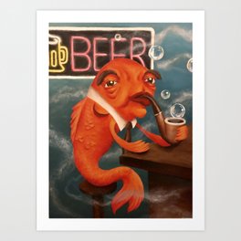 Bar Fish Art Print