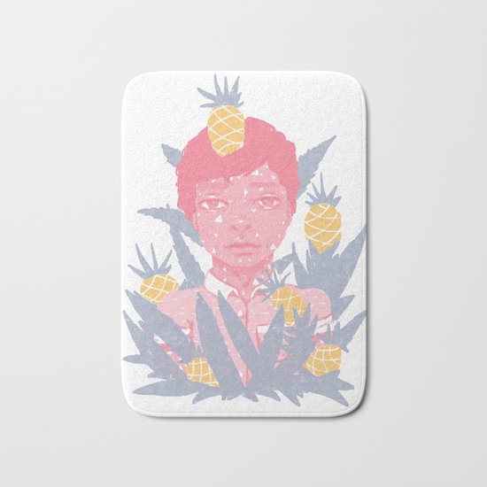 Pineapple Bath Mat