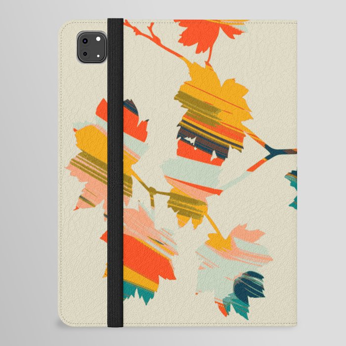 colorful hanging maple leaves iPad Folio Case