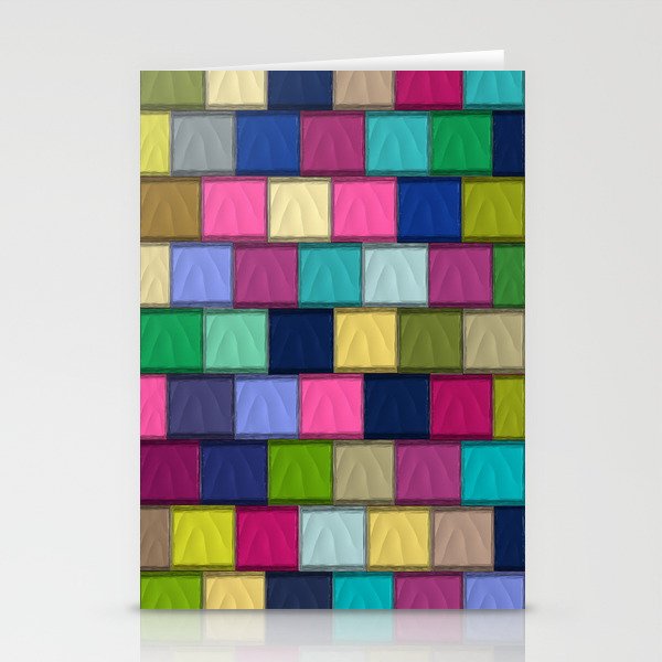 Colourful Mosaics Stationery Cards