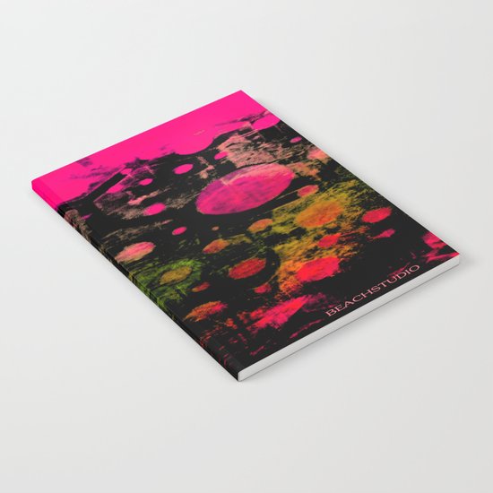 In a Pink and Black Mood Notebook