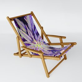 Purple Cannabis Dream Sling Chair