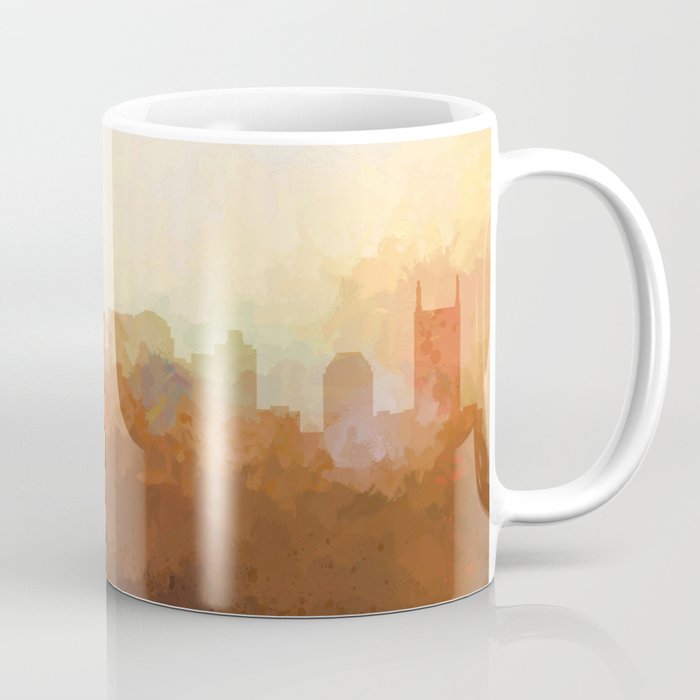 Nashville, Tennessee Skyline - In the Clouds Coffee Mug