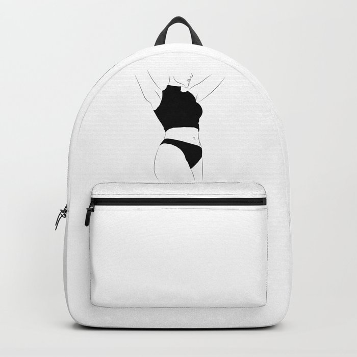 woman's silhouette 10 Backpack
