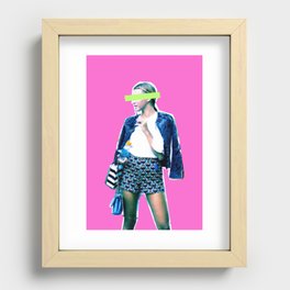 Neon Fashion Week Recessed Framed Print