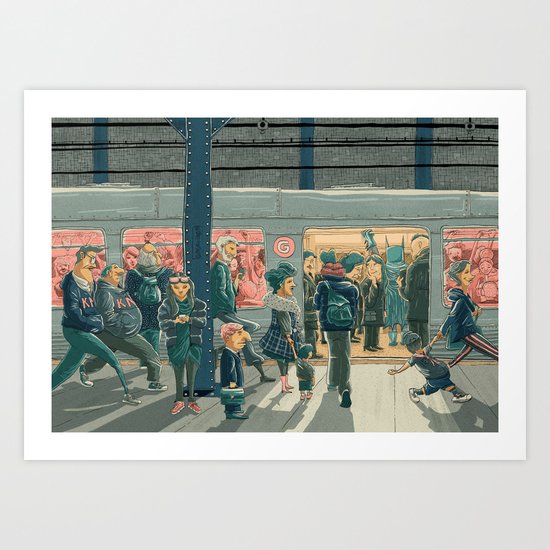 Hey Superhero! Art Print