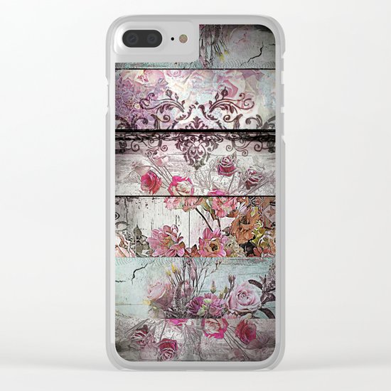 Zebra Rococo Clear iPhone Case