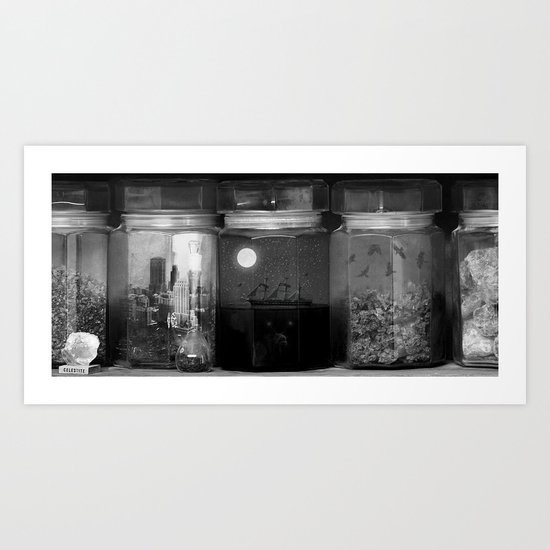 Little Worlds (Crop) Art Print
