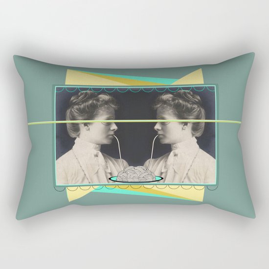 Ladies without the Tramp Rectangular Pillow