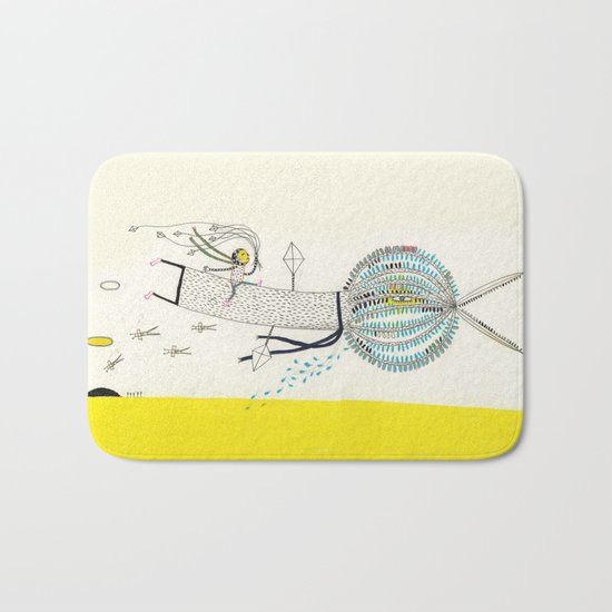 Tree Bird Bath Mat