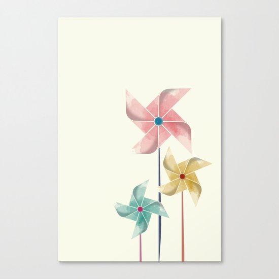 Pinwheels Canvas Print