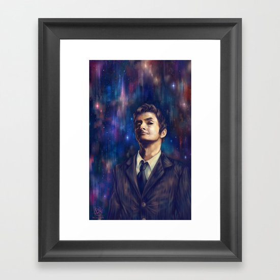 The Time Lord Framed Art Print