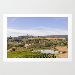 San Gimignano, Tuscany Art Print