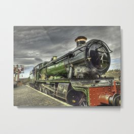 Steam Locomotive 4936 Kinlet Hall Metal Print