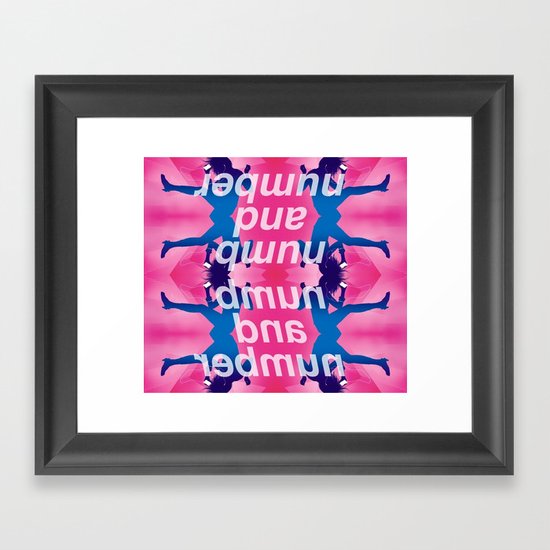 numb² Framed Art Print