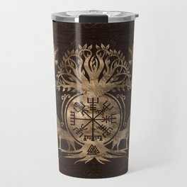 Vegvisir - Viking Compass Ornament Travel Mug
