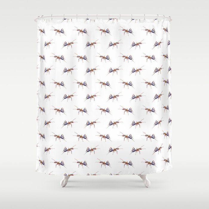Formica (Wood Ant) Shower Curtain