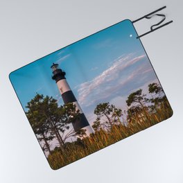 Bodie Island Lighthouse Outer Banks North Carolina Beach Landscape Print Picnic Blanket