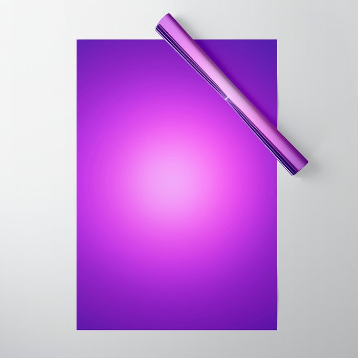 Orb Gradient // Purple Wrapping Paper